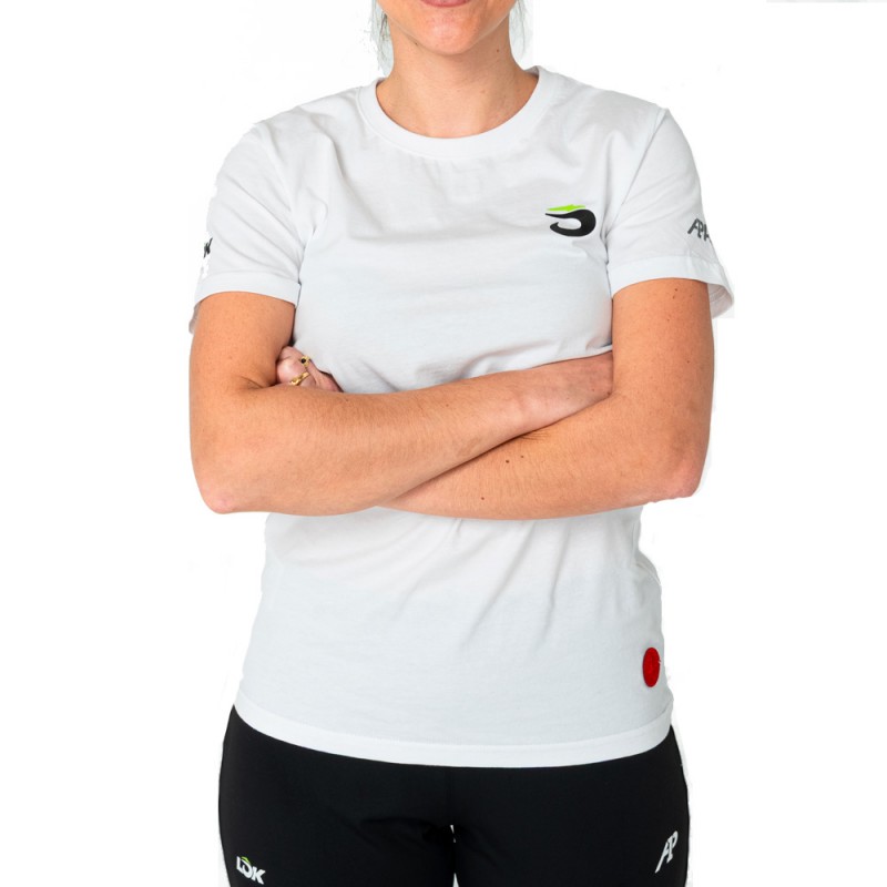 Camiseta Lok Glacier Woman A1Padel blanca Camiseta Lok Glacier Woman A1Padel blanca