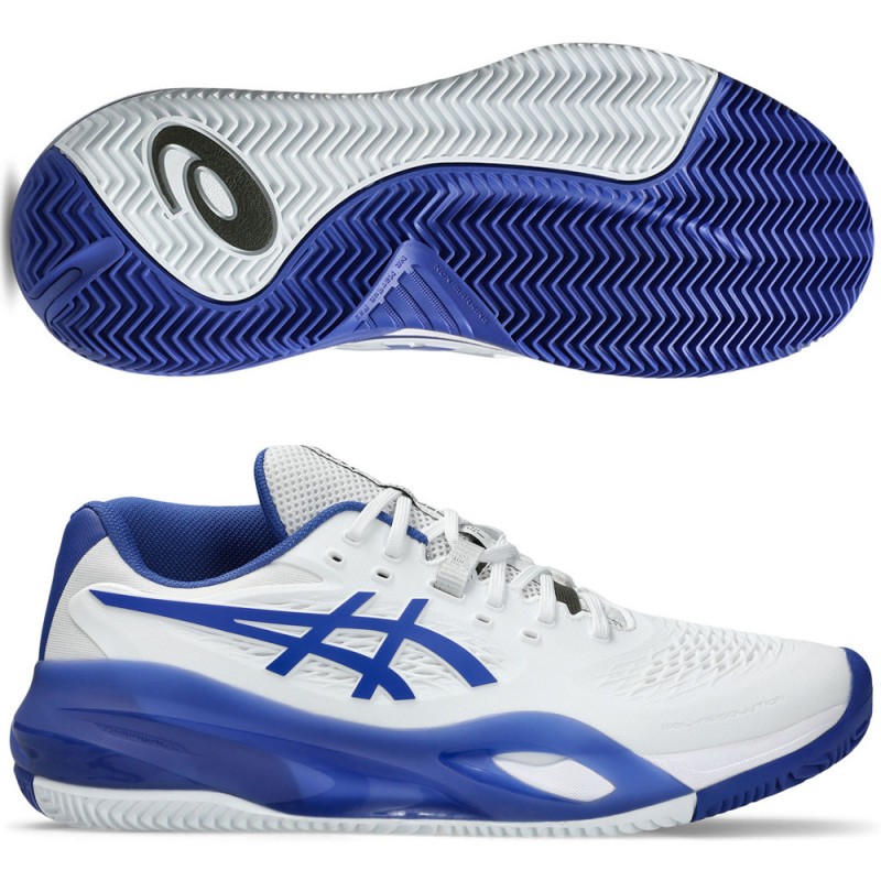 Asics Gel Resolution X Clay blancas y azules 2025 | Estabilidad