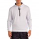 Sudadera Bullpadel Binee blanca