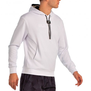 Sudadera Bullpadel Binee blanca