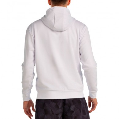 Sudadera Bullpadel Binee blanca