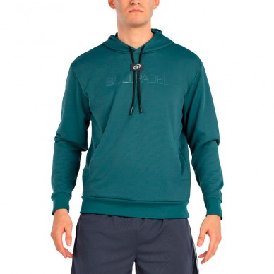 Sudadera Bullpadel Binee verde oscuro