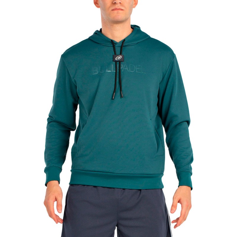 Sudadera Bullpadel Binee verde oscuro
