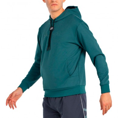 Sudadera Bullpadel Binee verde oscuro