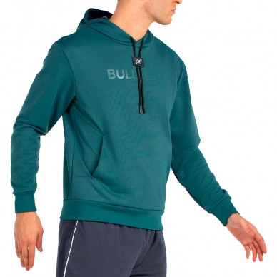 Sudadera Bullpadel Binee verde oscuro