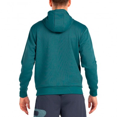Sudadera Bullpadel Binee verde oscuro