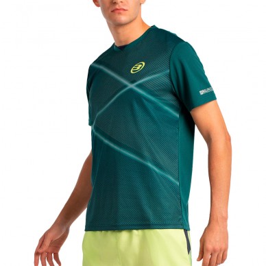 Camiseta Bullpadel Ladra verde oscuro