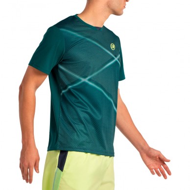 Camiseta Bullpadel Ladra verde oscuro