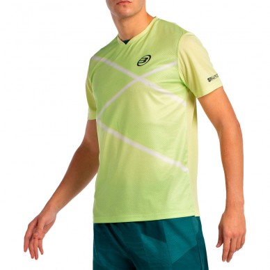 Camiseta Bullpadel Ladra limón