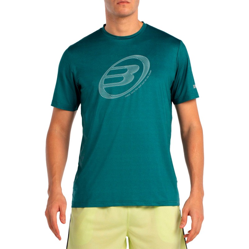 Camiseta Bullpadel Lande verde oscuro vigore