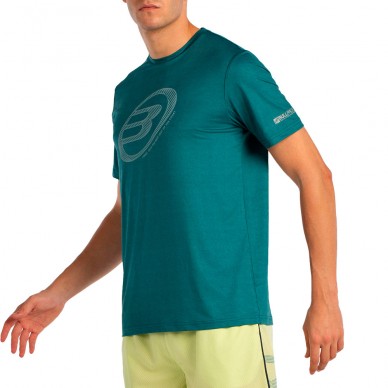 Camiseta Bullpadel Lande verde oscuro vigore