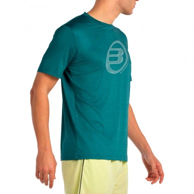 Camiseta Bullpadel Lande verde oscuro vigore