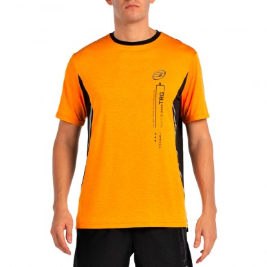 Camiseta Bullpadel Becerre naranja bicolor