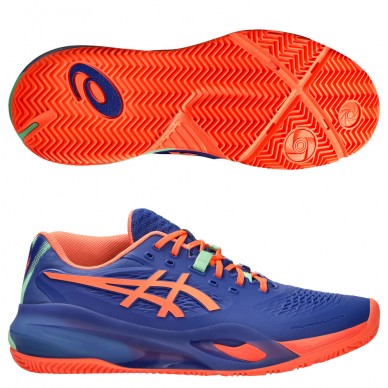 Zapatillas Asics Gel Resolution X Padel dark cobalt vivid coral 2025