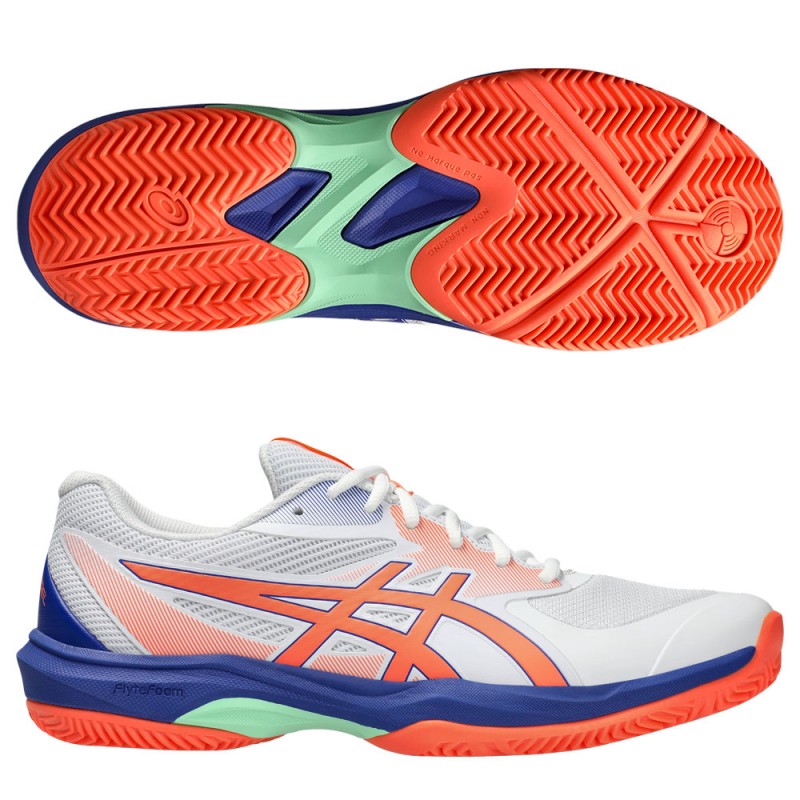 Zapatillas Asics Game FF Padel white vivid coral 2025 Zapatillas Asics Game FF Padel white vivid coral 2025