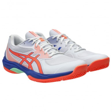 Zapatillas Asics Game FF Padel white vivid coral 2025