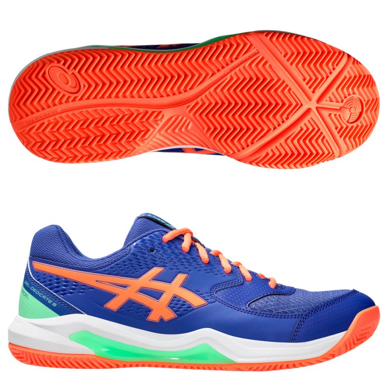 Zapatillas Asics Gel Dedicate 8 Padel dark cobalt vivid coral 2025 Zapatillas Asics Gel Dedicate 8 Padel dark cobalt vivid coral 2025