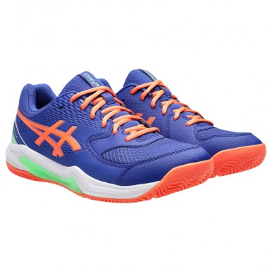 Zapatillas Asics Gel Dedicate 8 Padel dark cobalt vivid coral 2025
