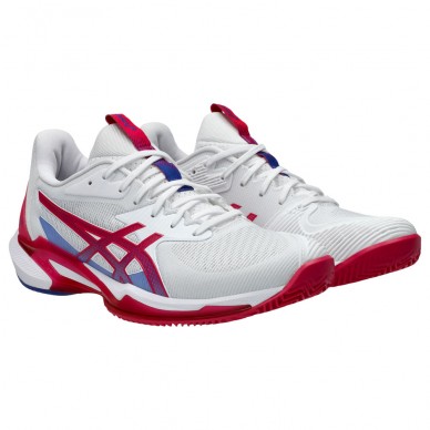 Zapatillas Asics Solution Speed FF3 Clay white bright rose 2025