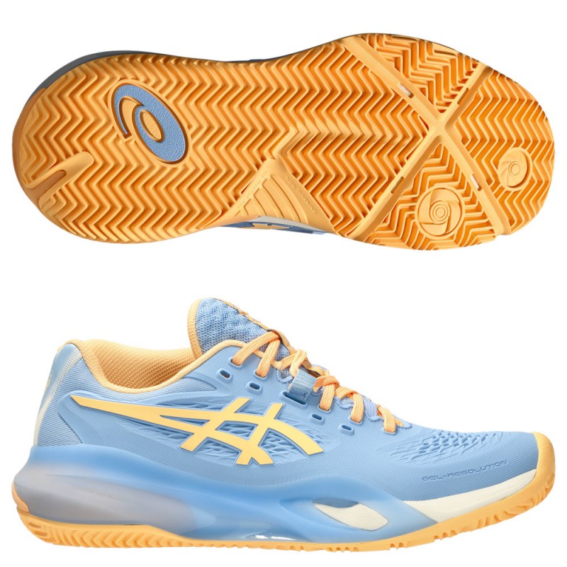 Asics Gel Resolution X Clay azules y naranjas 2025 | Sujeción