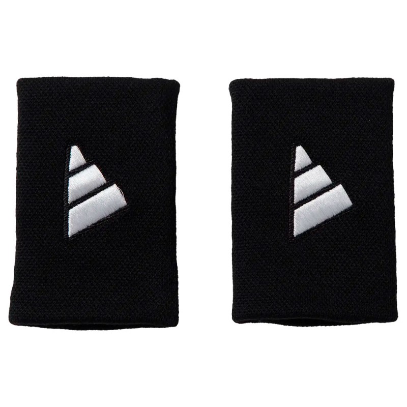 Muñequeras Adidas L negras logo blanco Muñequeras Adidas L negras logo blanco