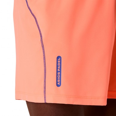 Short Asics Padel Court 7in naranja