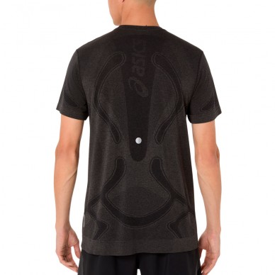 Camiseta Asics Seamless SS Top negra