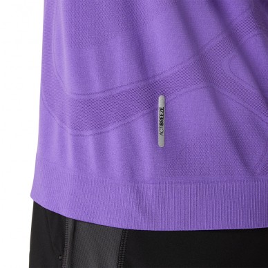 Camiseta Asics Seamless SS Top morada