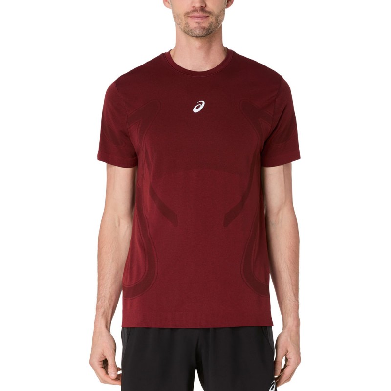 Camiseta Asics Seamless SS Top roja