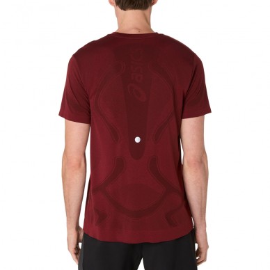 Camiseta Asics Seamless SS Top roja