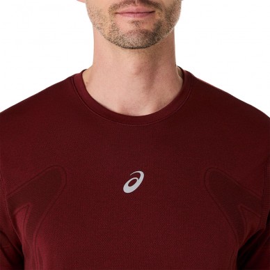 Camiseta Asics Seamless SS Top roja