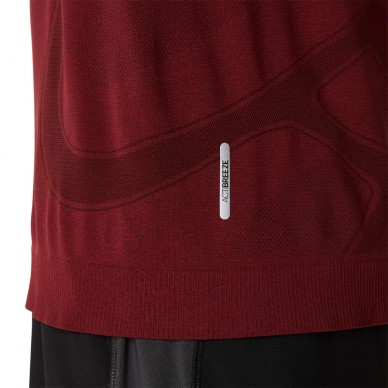 Camiseta Asics Seamless SS Top roja