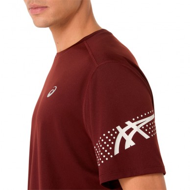 Camiseta Asics Icon SS Top roja