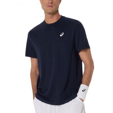 Camiseta Asics Court SS Top azul marino