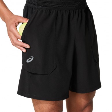 Short Asics Match 7in negro