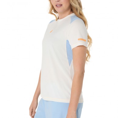 Camiseta Asics Padel Court SS Top crema