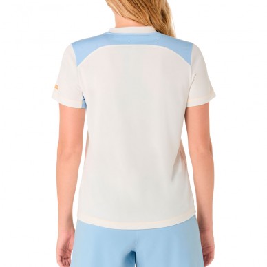 Camiseta Asics Padel Court SS Top crema