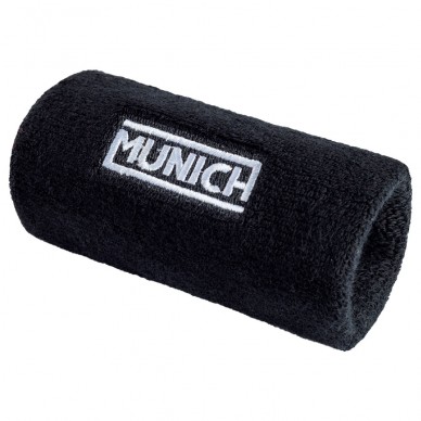 Muñequeras Munich Logo Brand negras