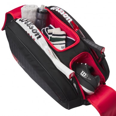 Paletero Wilson Bela V3 negro rojo 2025