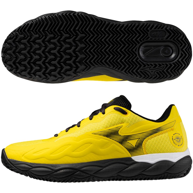 Zapatillas Mizuno Wave Enforce Court Padel vibrant yellow 2025