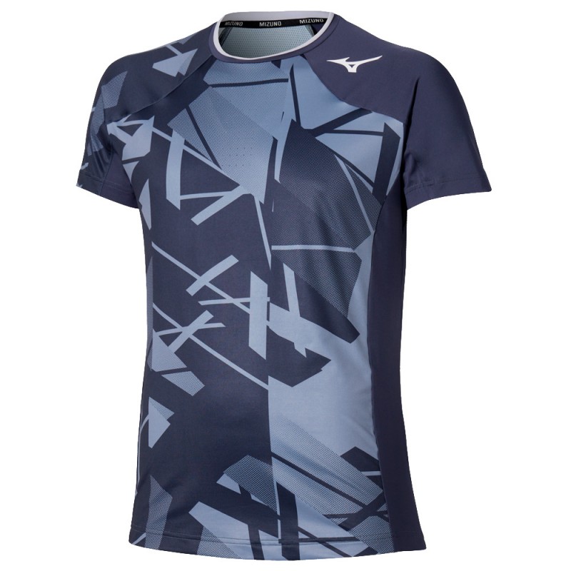 Camiseta Mizuno Daybreakers Shadow Graphic azul