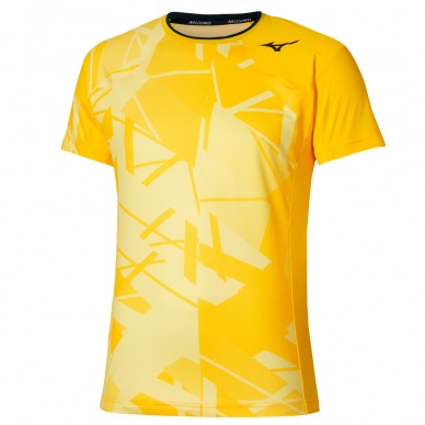 Camiseta Mizuno Daybreakers Shadow Graphic amarilla
