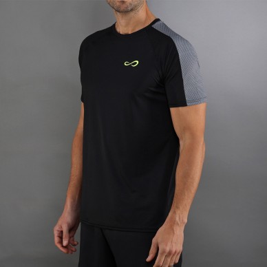 Camiseta Endless Vector negra gris