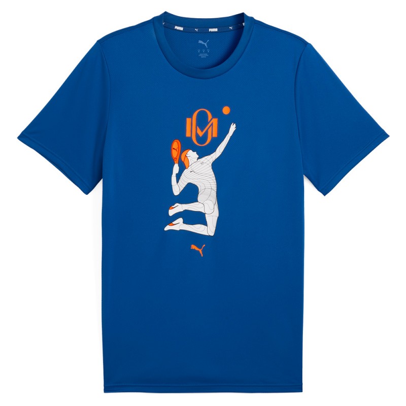 Camiseta Puma Individual Momo Graphic azul