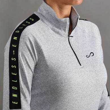 Sudadera Endless Kirsch Iconic II gris