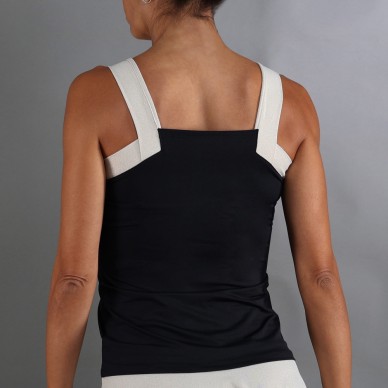 Camiseta Endless Breeze negra dorada