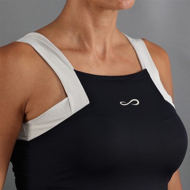 Camiseta Endless Breeze negra dorada