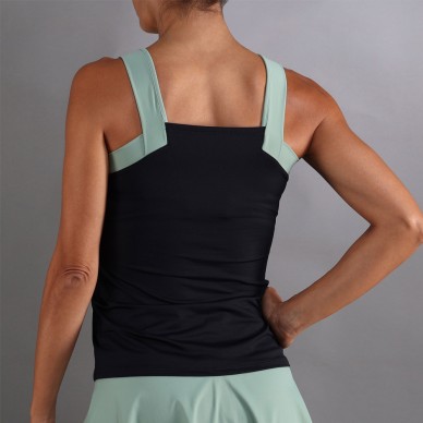 Camiseta Endless Breeze negro verde forest
