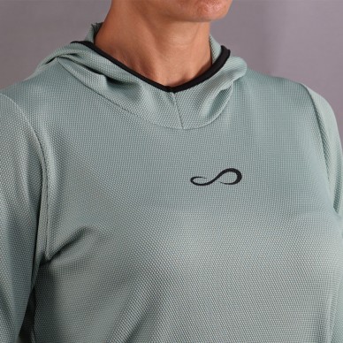 Sudadera Endless Breath Line verde bosque