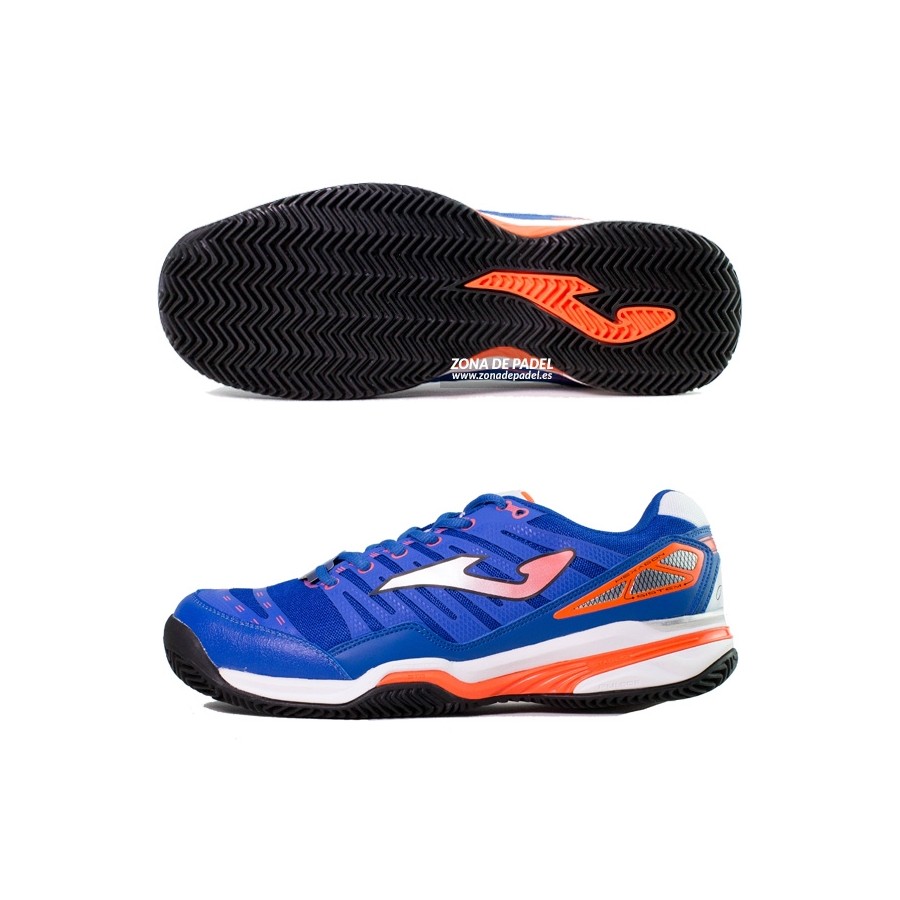 Zapatillas Joma T.Slam Clay Royal Naranja 2015